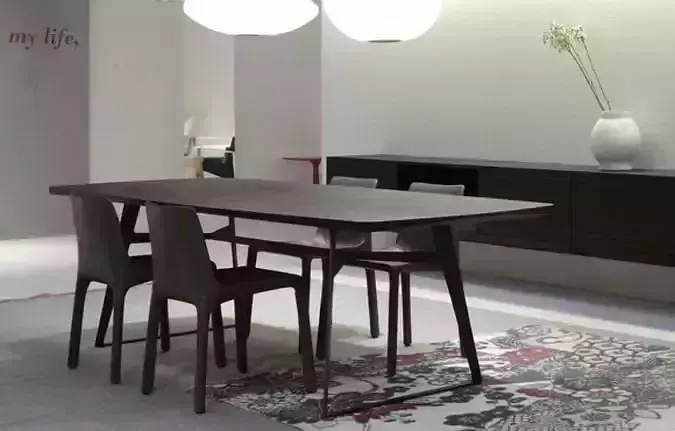 Poliform-Table Clipper Free 3D model
