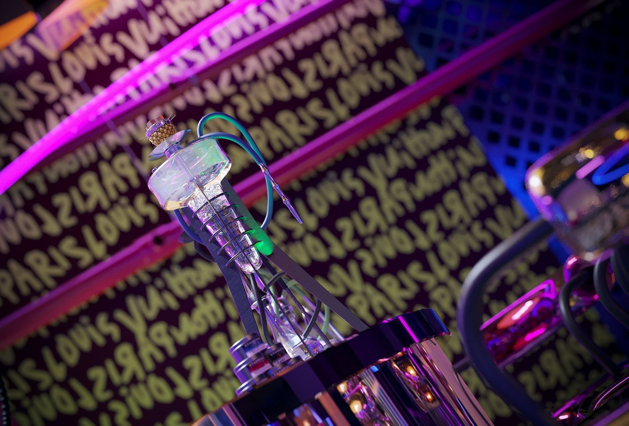 Luxury Modern Bar - Night Club-KTV room 3D model_6