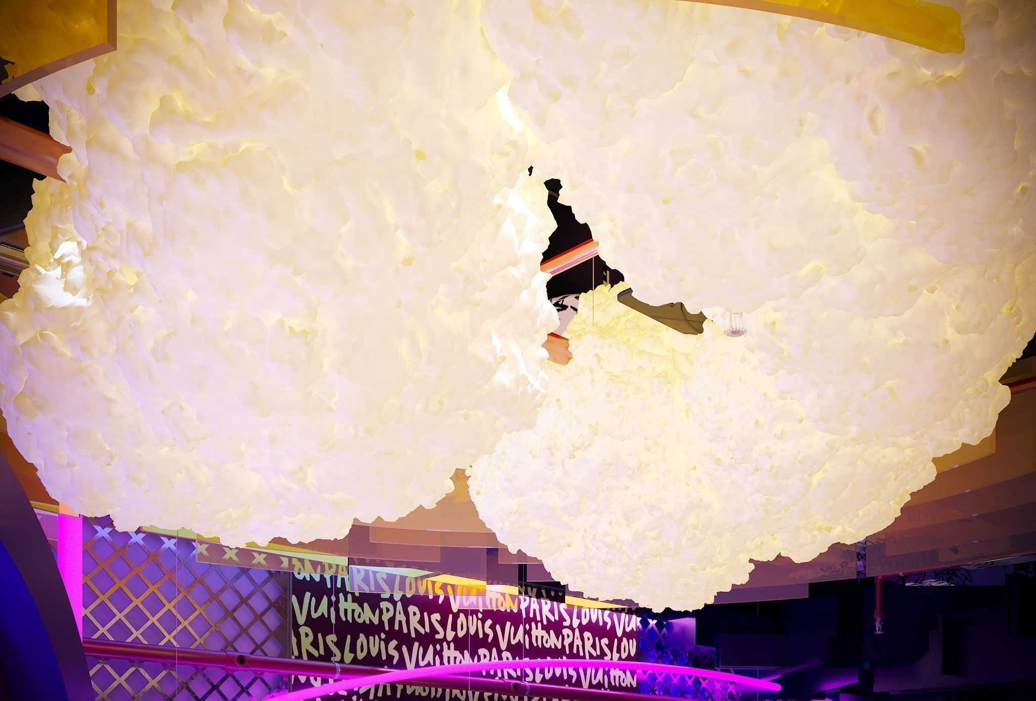 Luxury Modern Bar - Night Club-KTV room 3D model_7