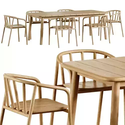 Turqueta dining table sets