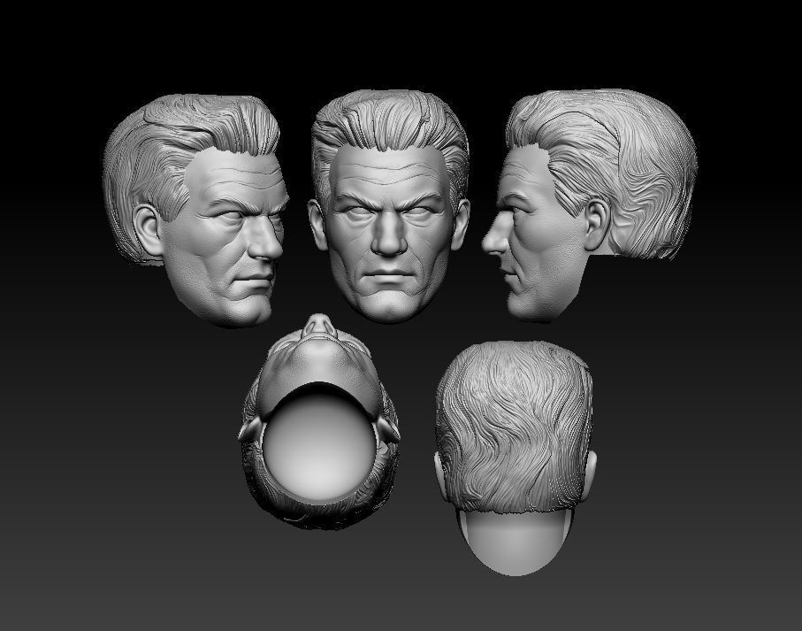 Reed - Headsculpt for Action Figures 3D print model 3D print model_1