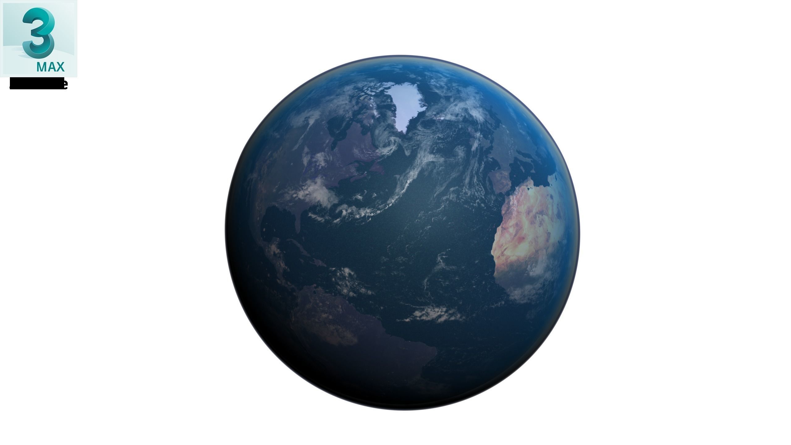 Earth Low-poly 3D model_21