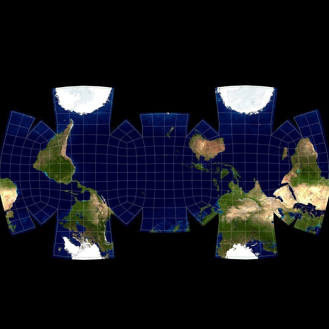 Earth Low-poly 3D model_20
