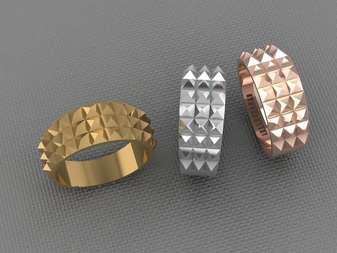 Pyramid Ring 3D print model