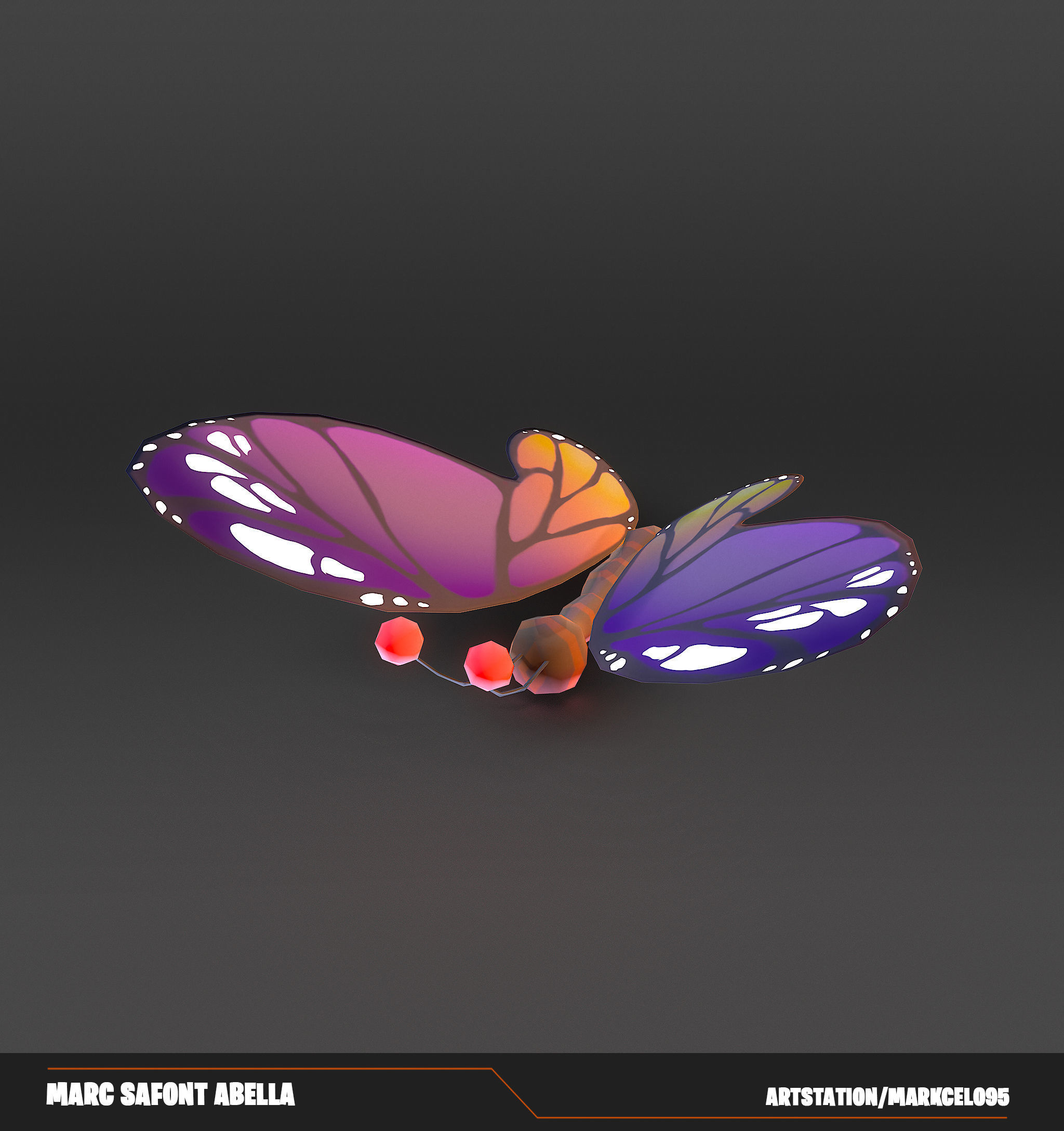 Stylized Sci Fi Factory Robot  5 Assets  One Procedural Texture Low-poly 3D model_7