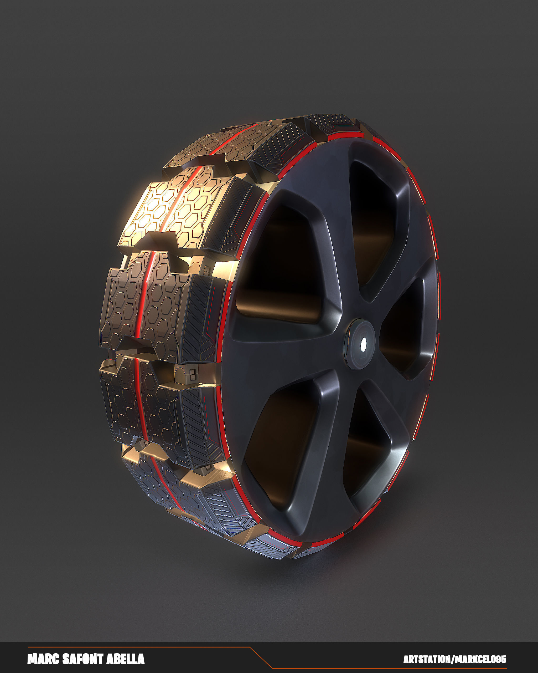 Stylized Sci Fi Factory Robot  5 Assets  One Procedural Texture Low-poly 3D model_3