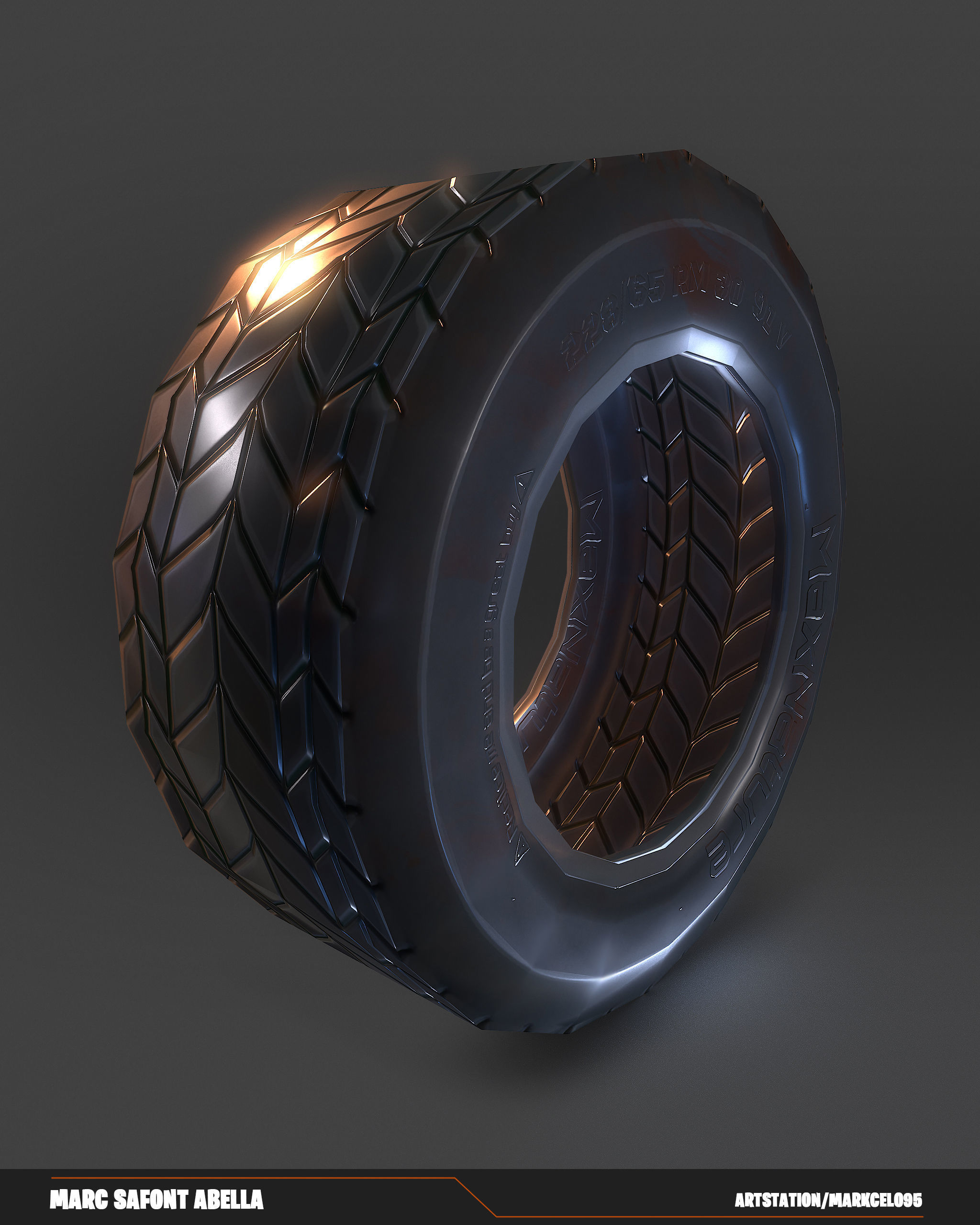 Stylized Sci Fi Factory Robot  5 Assets  One Procedural Texture Low-poly 3D model_4