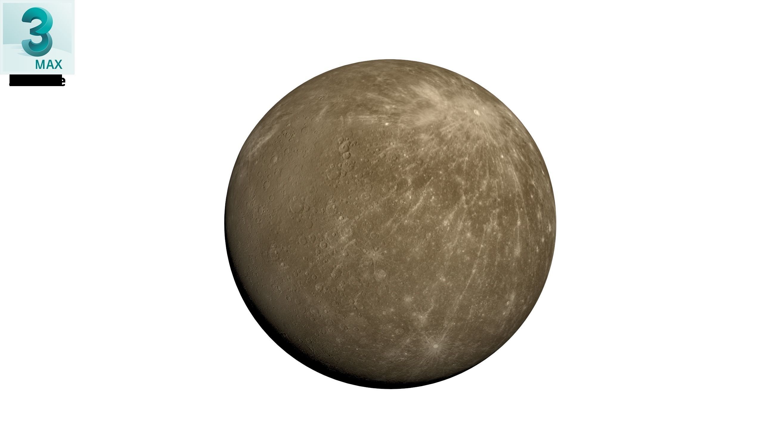 Mercury Low-poly 3D model_25