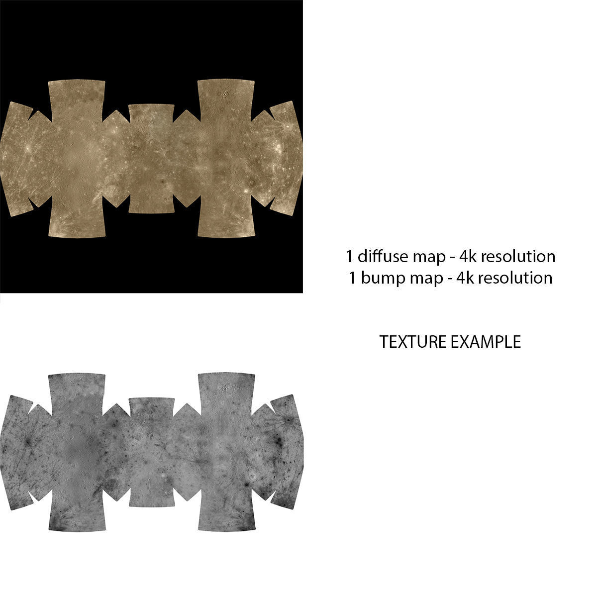 Mercury Low-poly 3D model_23