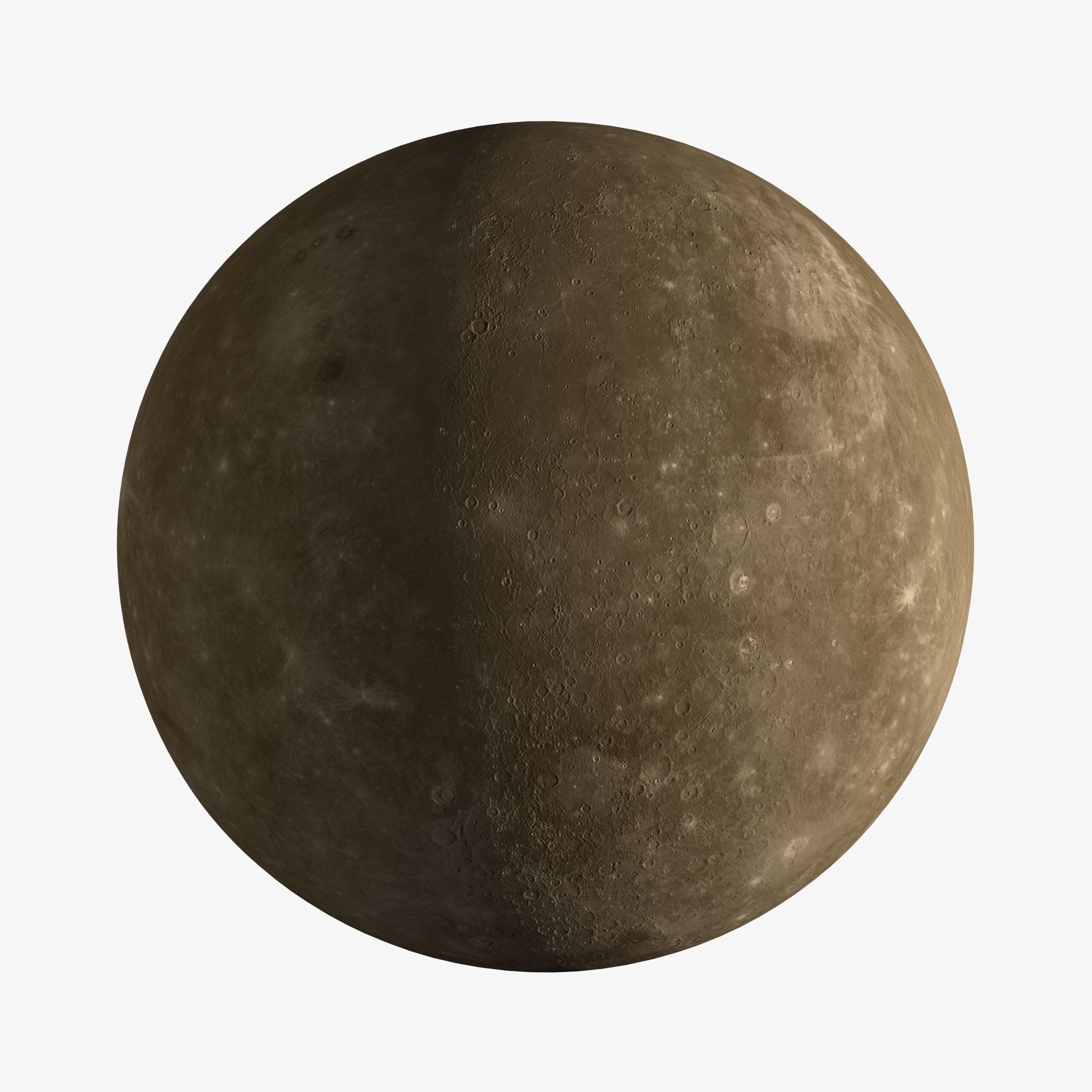 Mercury Low-poly 3D model_12