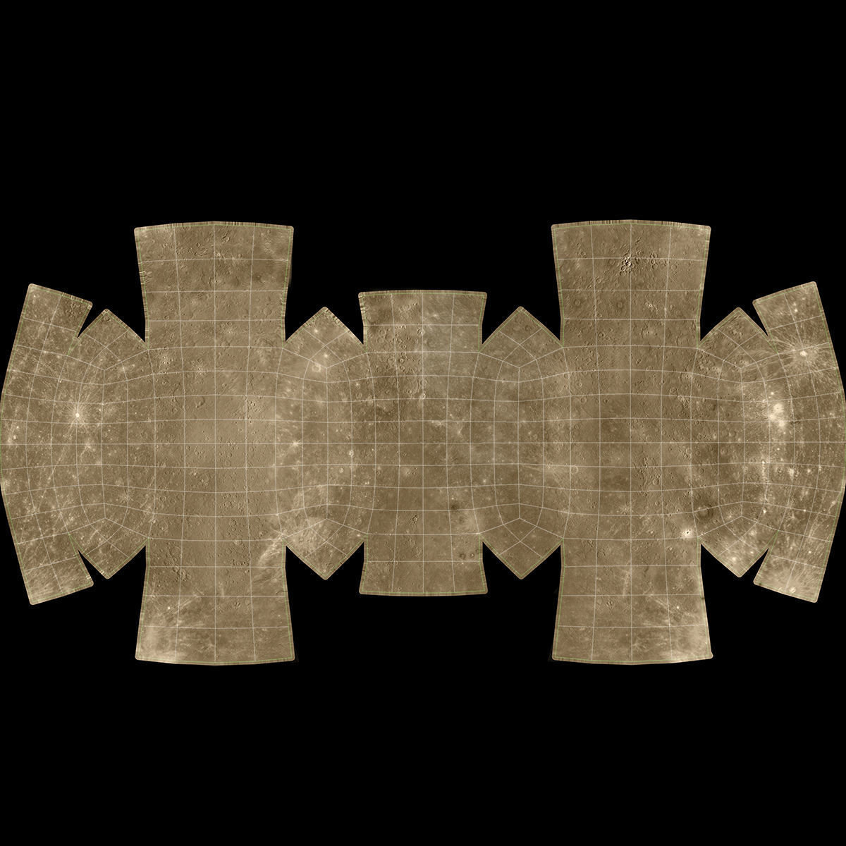 Mercury Low-poly 3D model_24