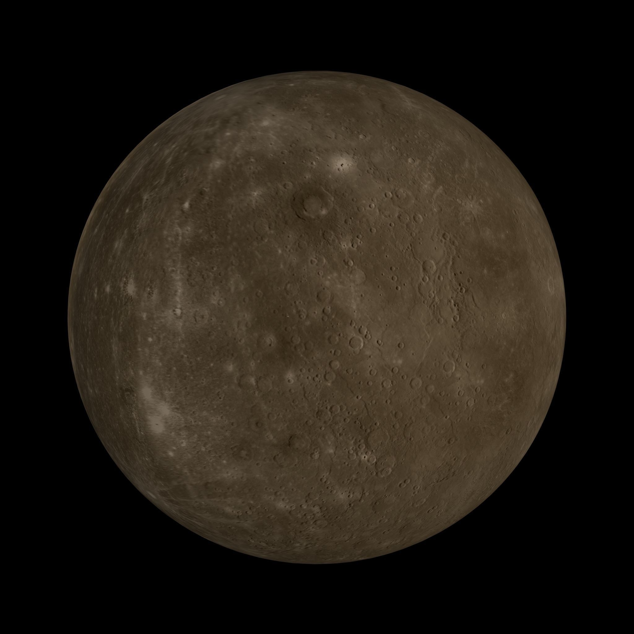 Mercury Low-poly 3D model_16