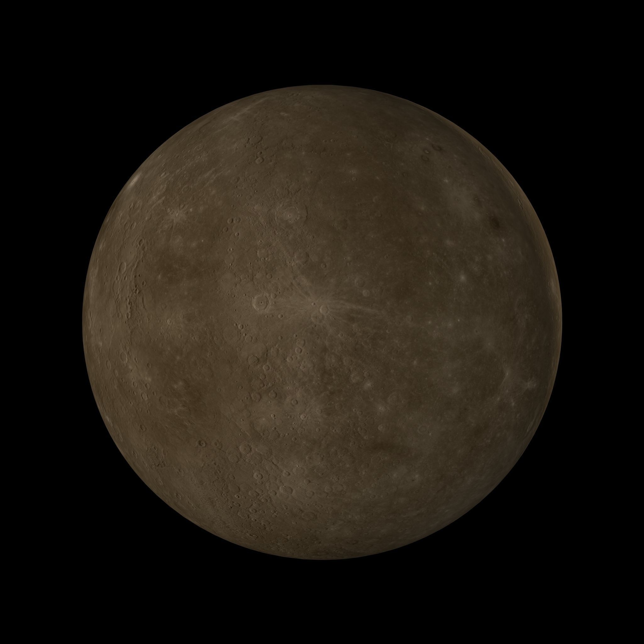 Mercury Low-poly 3D model_13