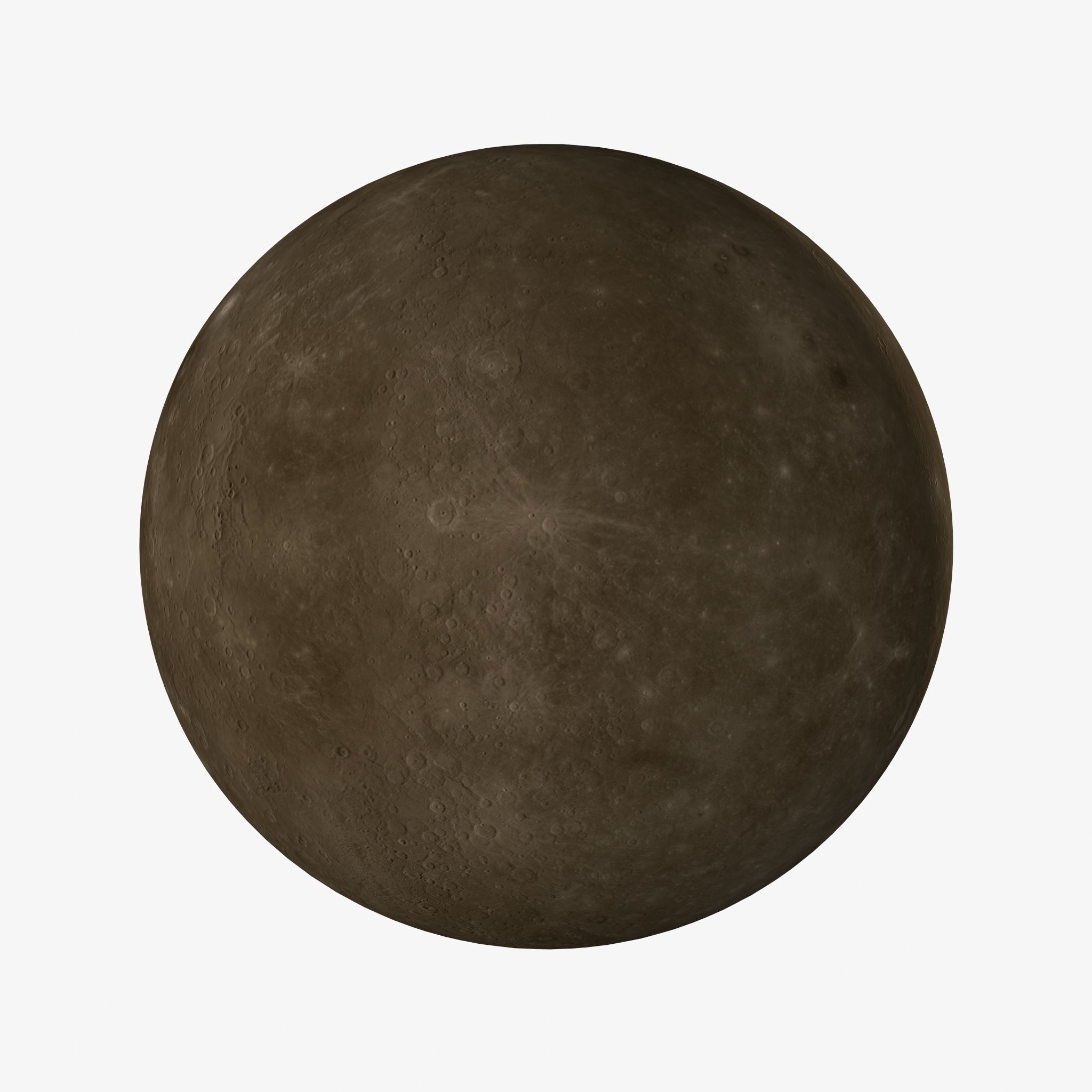 Mercury Low-poly 3D model_15