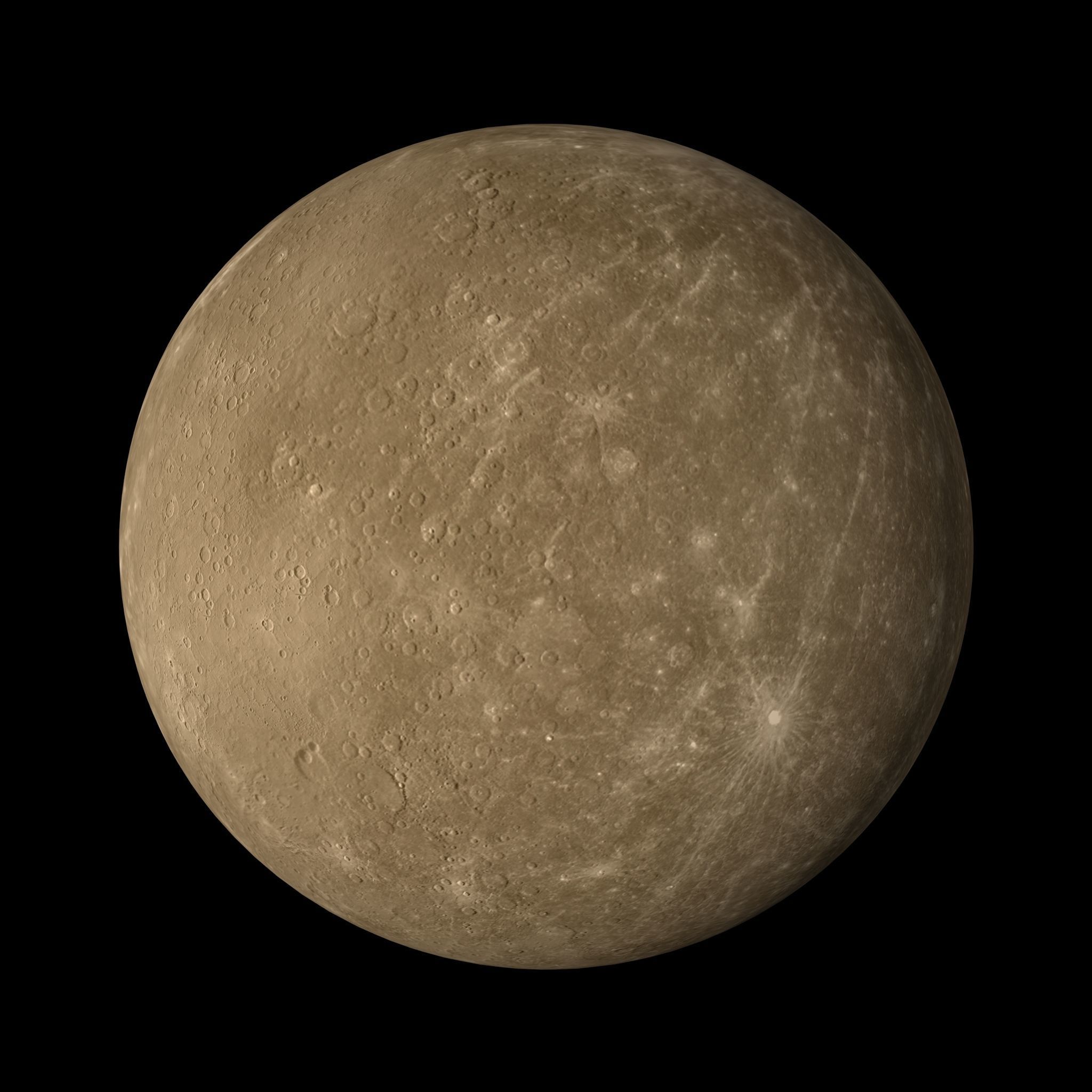 Mercury Low-poly 3D model_4
