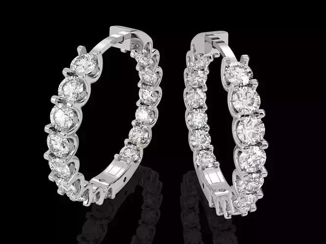 earrings with stones