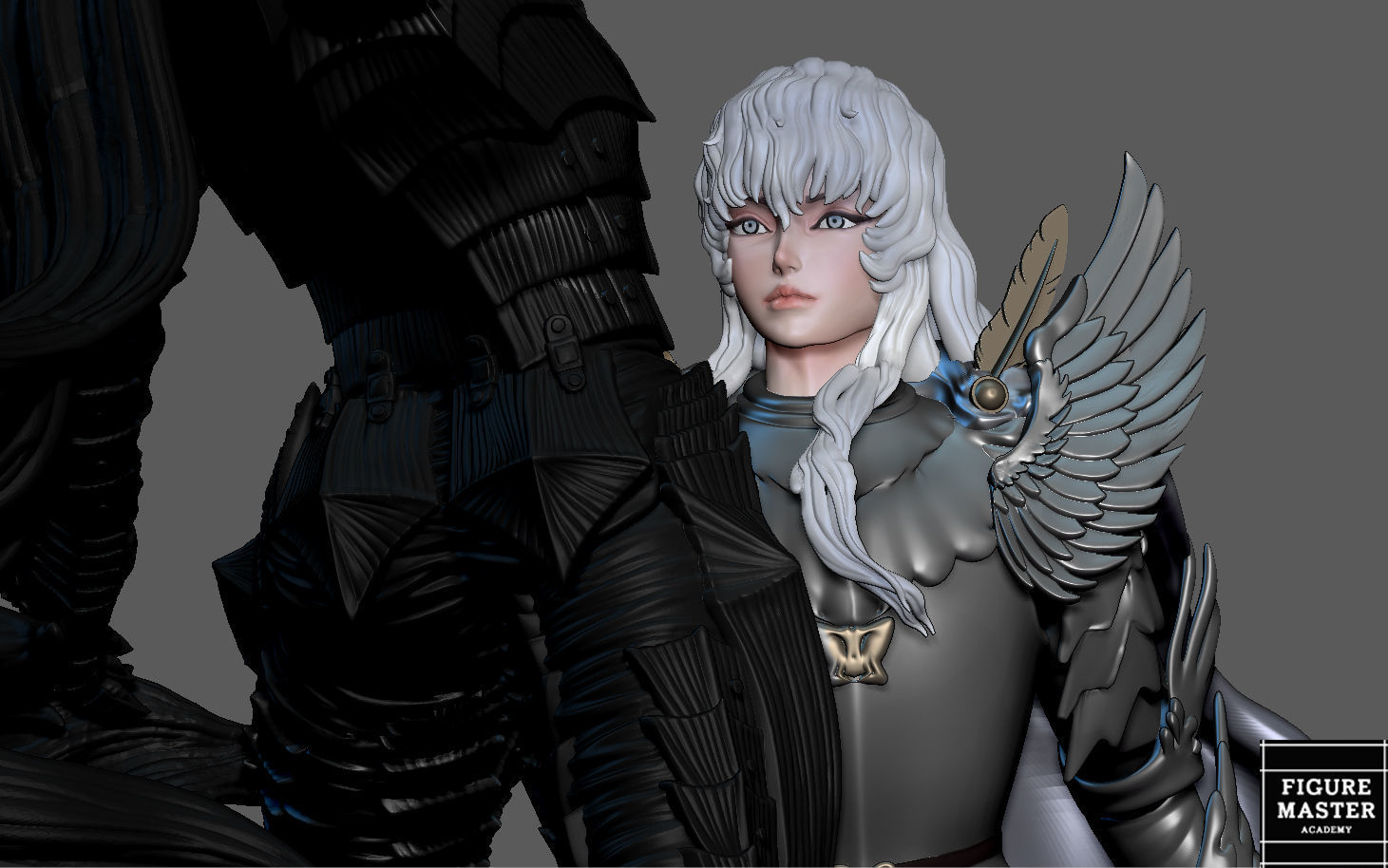 BERSERK GUTS VS GRIFIFTH FANTASY ANIME SWORD CHARACTER 3D print model_7