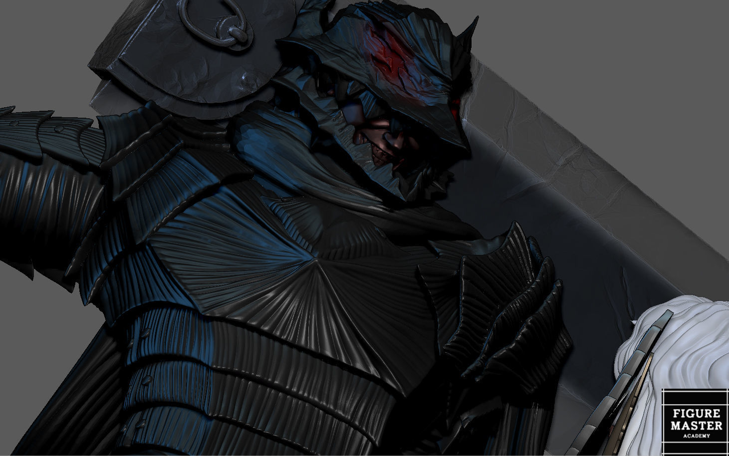 BERSERK GUTS VS GRIFIFTH FANTASY ANIME SWORD CHARACTER 3D print model_9