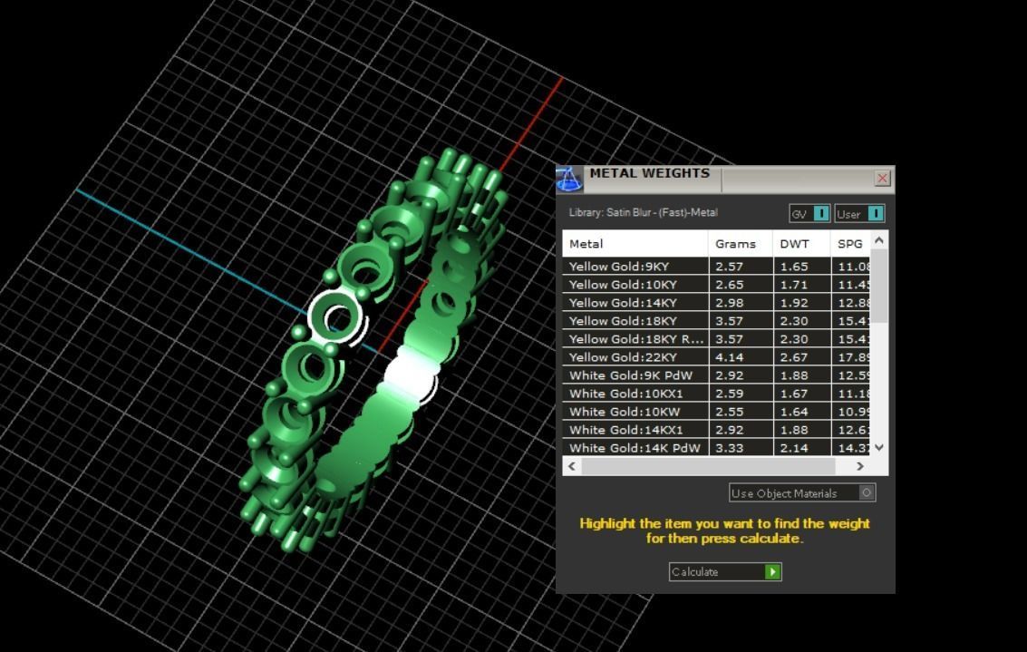 wedding ring 3D print model_5
