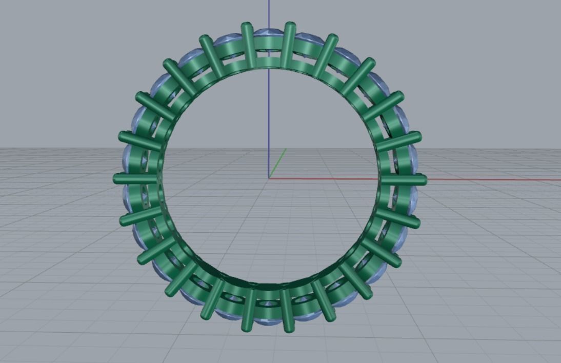 wedding ring 3D print model_11