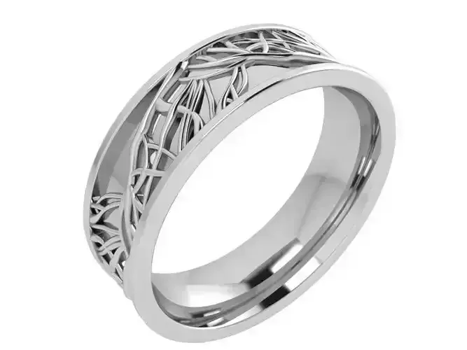Textured Band Ring 3483