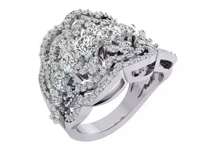 Fashion Diamond Ring 3487