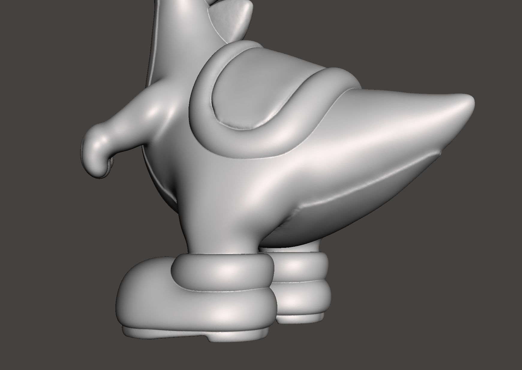 YOSHI - SUPER MARIO WORLD SNES - HD STL for 3D printing 3D print model_9