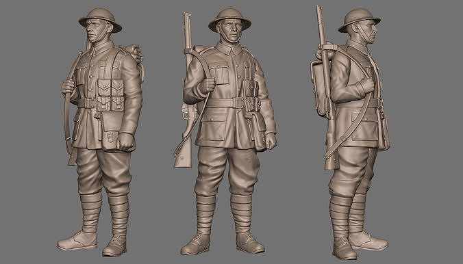 Grenadier Soldiers 3D print model