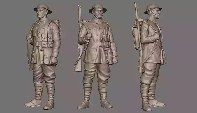 Grenadier Soldiers 3D print model