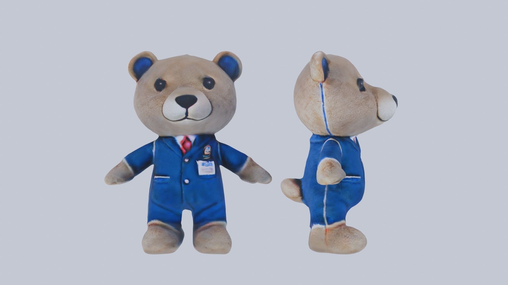 Teddybear toys 3D model_8