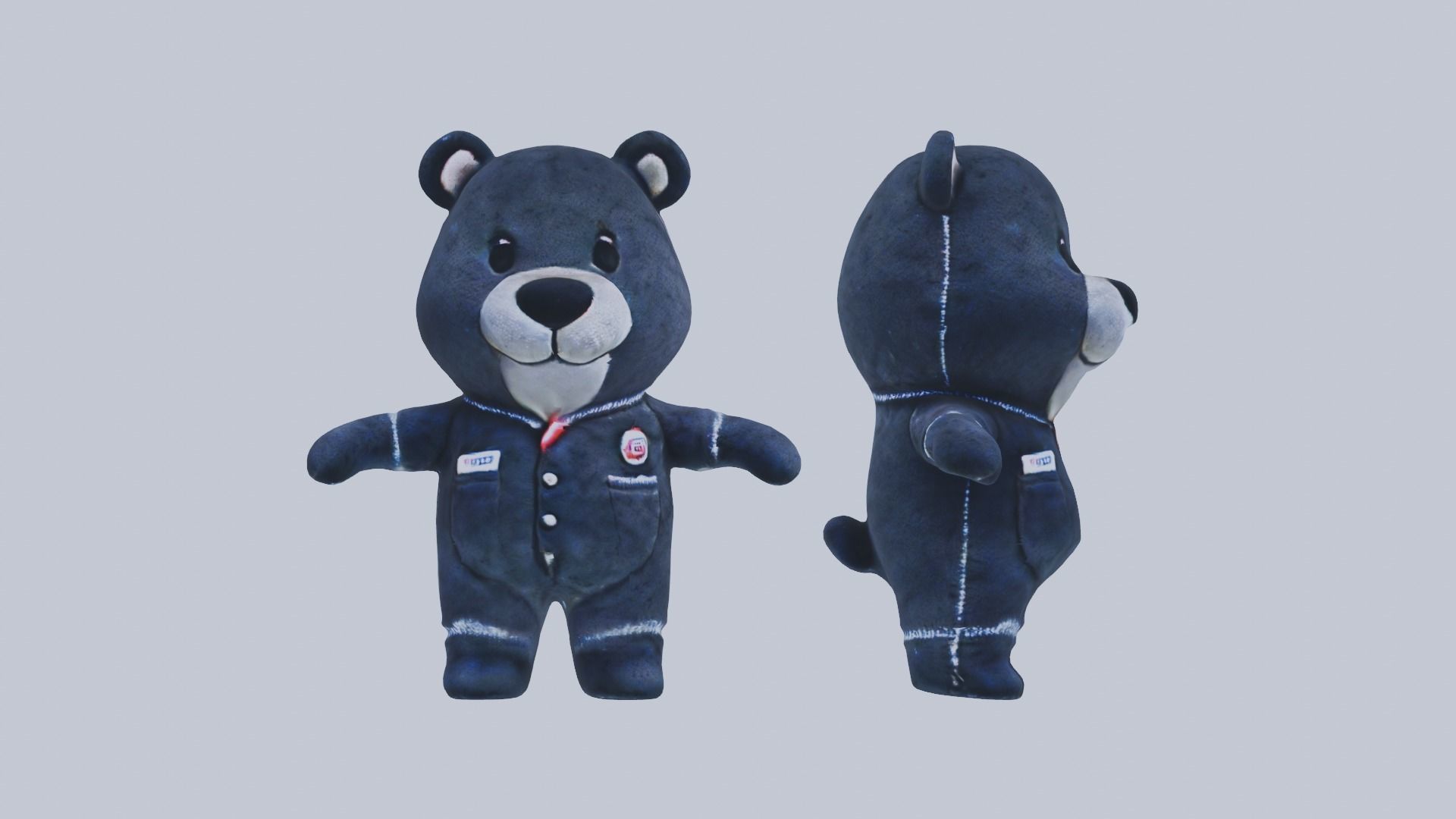 Teddybear toys 3D model_5