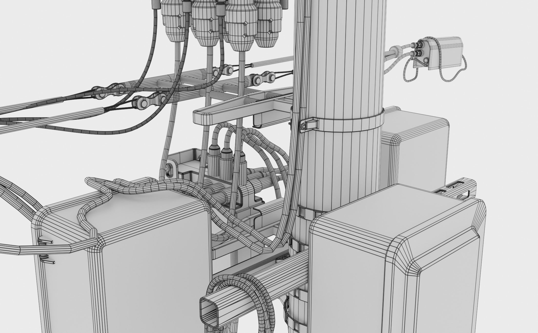 Power pole 3D model_8