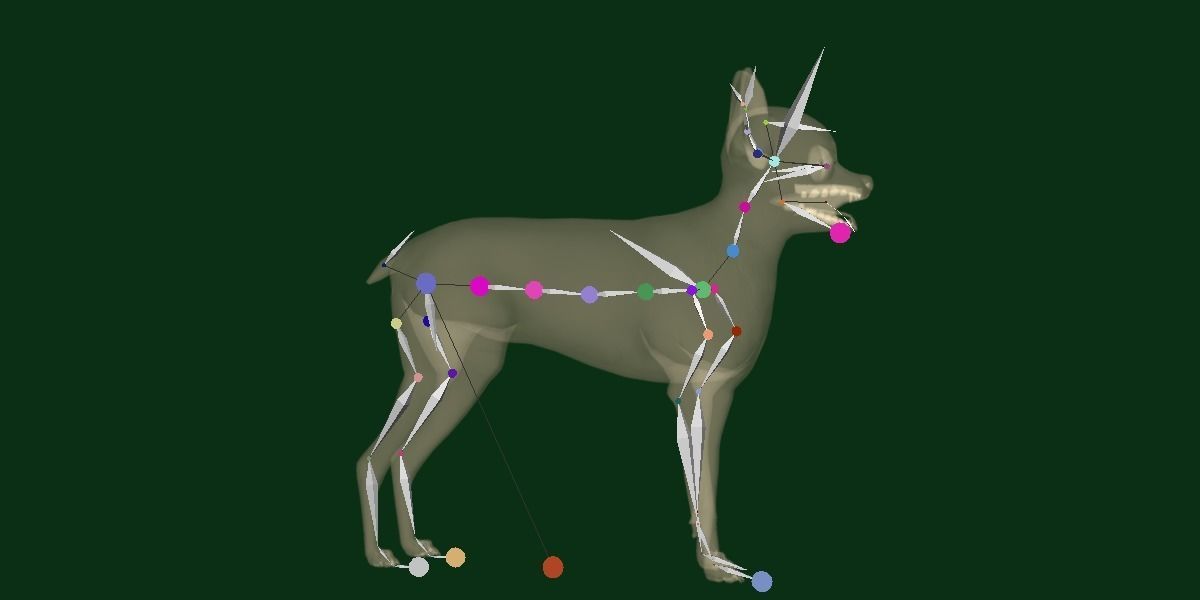 Russian Toy Terrier Dog Breed Low-poly 3D model_21