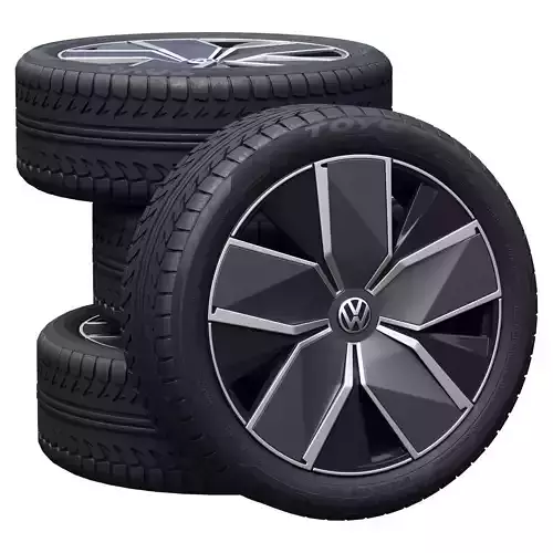 Volkswagen wheels 3D model