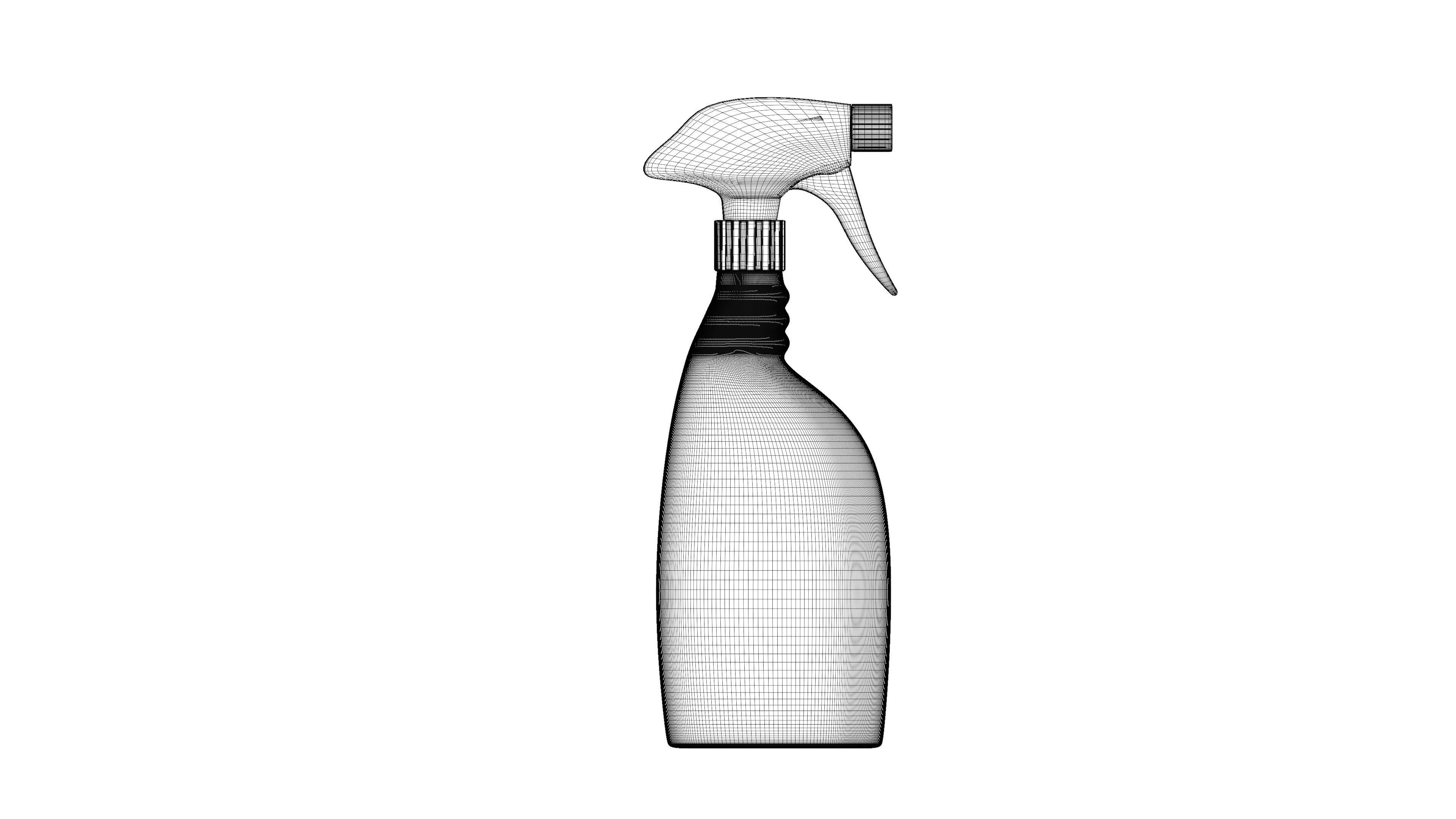 Fabric Stiffener Spray Unbranded Low-poly 3D model_5