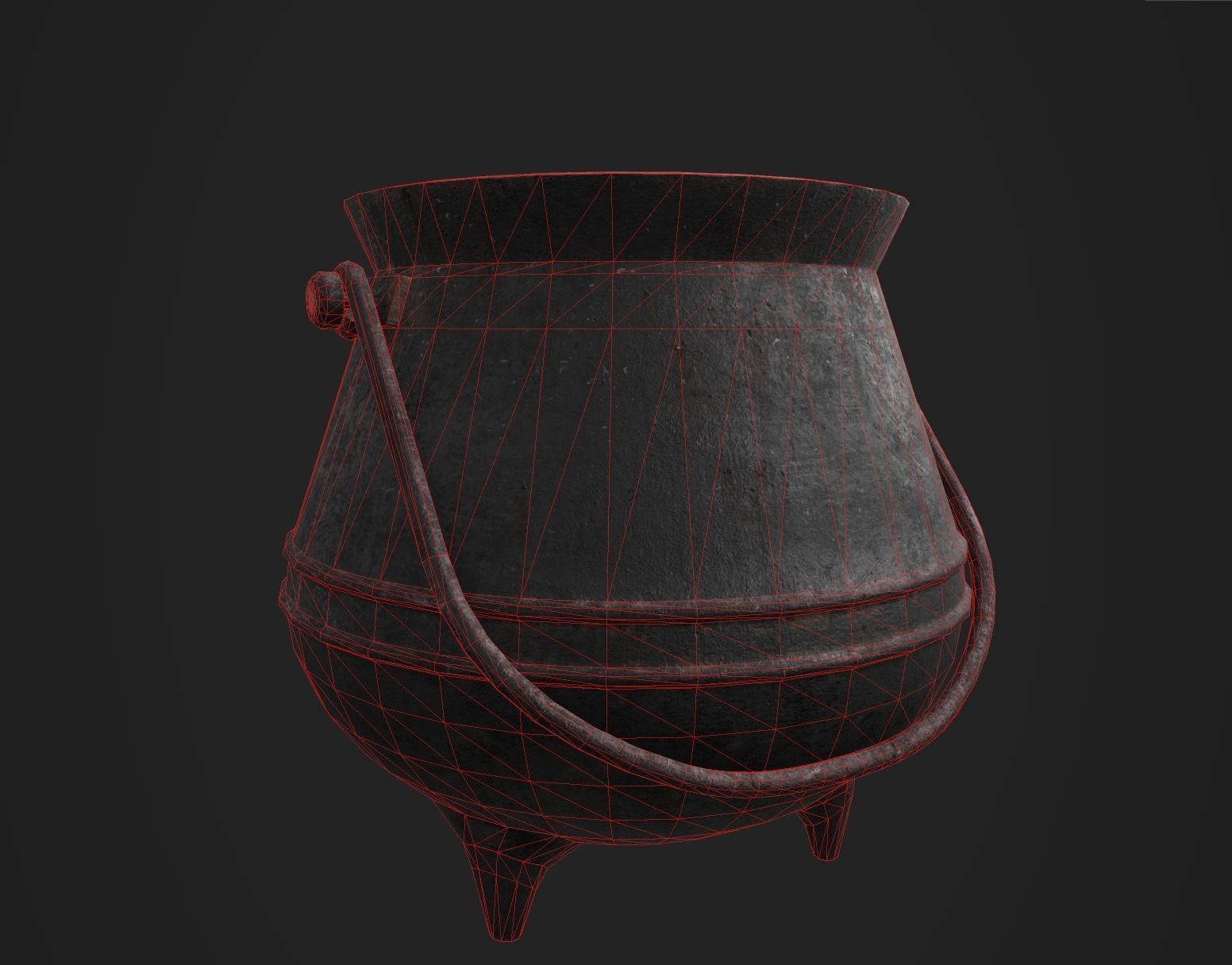  Alchemy Cauldron - Game-Ready 3D Model Low-poly 3D model_1
