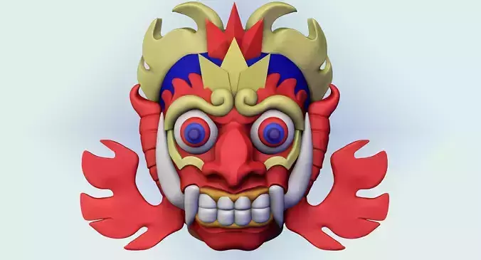 Saint seiya Guilty Mask Cosplay 3D print model