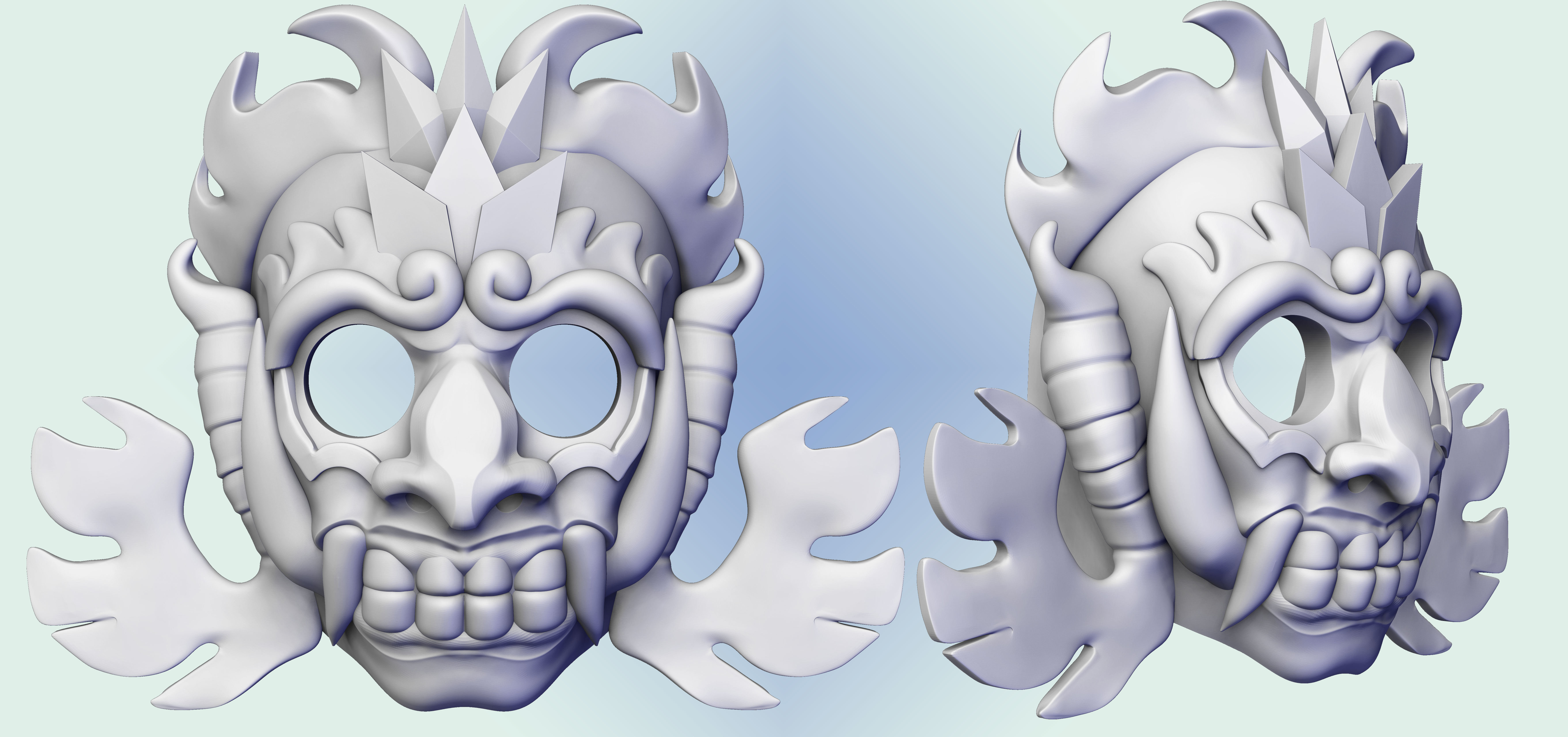 Saint seiya Guilty Mask Cosplay 3D print model_1