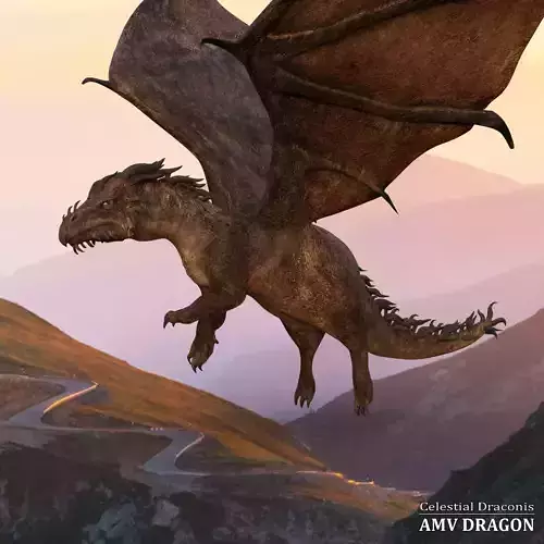 AMV Dragon - Celestial Dragonis 3D model