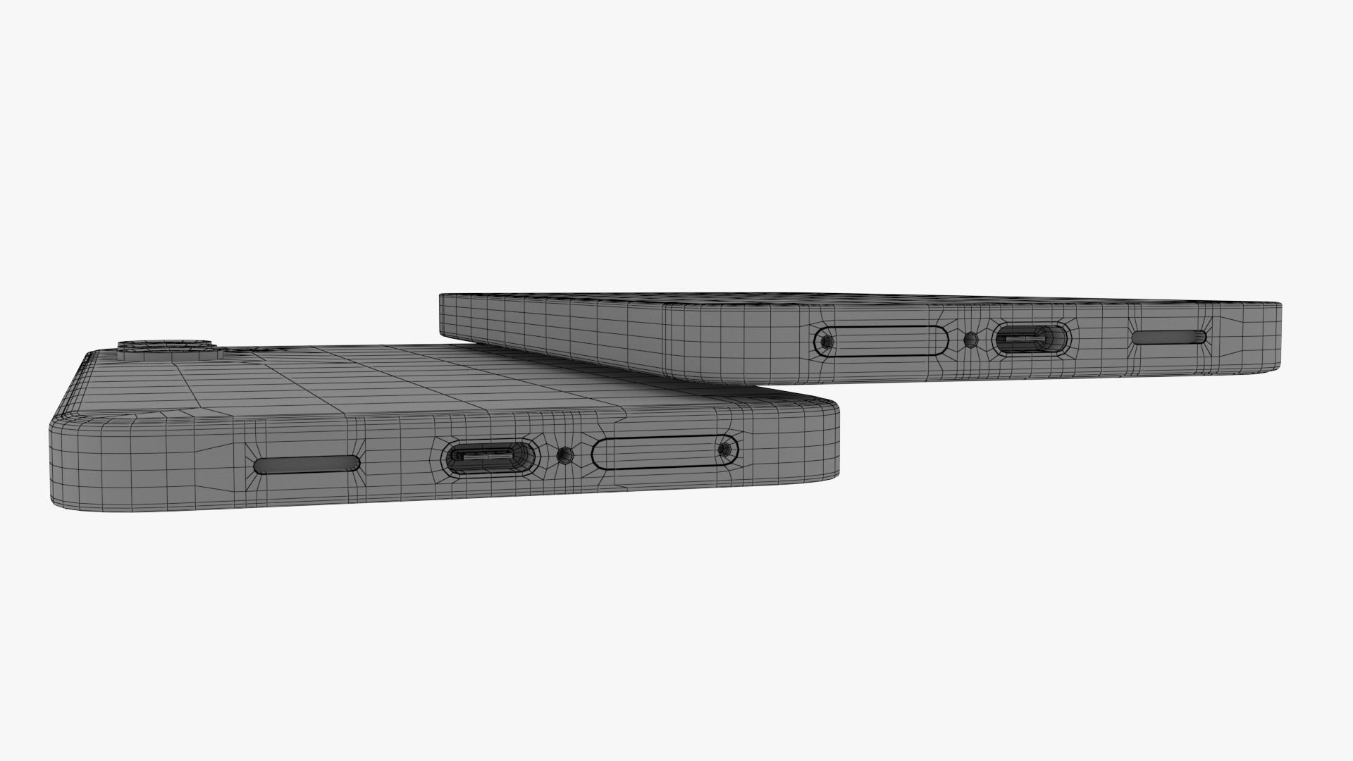  Galaxy S24 and S24 Plus Marble Gray Low-poly 3D model_16