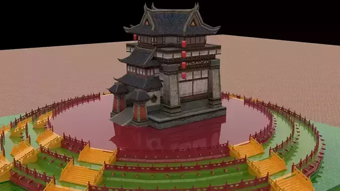 Chinese ancient  house  