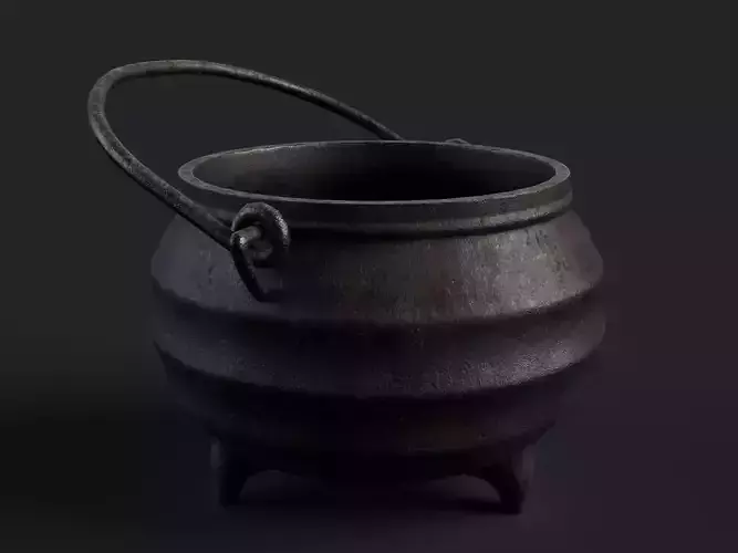 Alchemy Cauldron - GameReady 3D Model