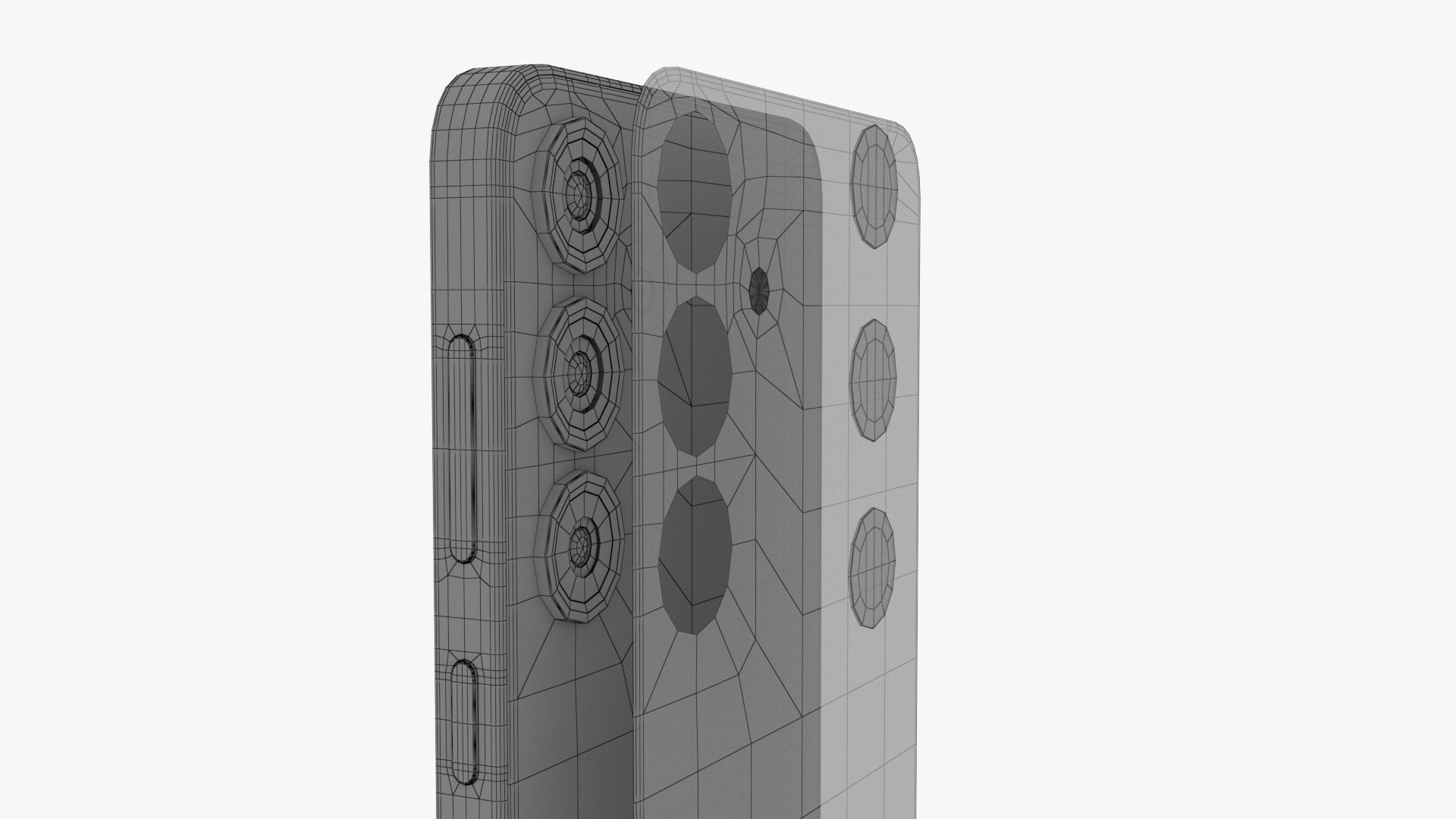 Galaxy S24 and S24 Plus Onyx Black Low-poly 3D model_18