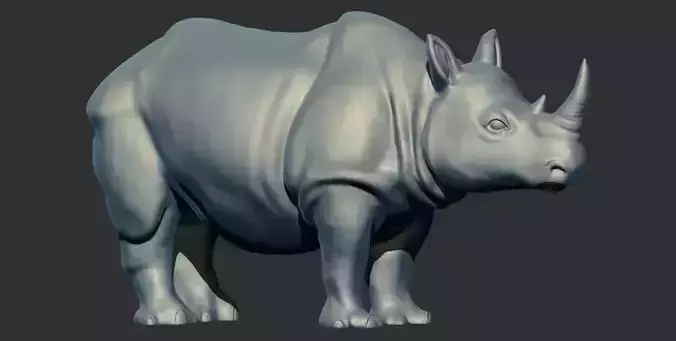 Rhino  Century Rhinoceros 3d printable model