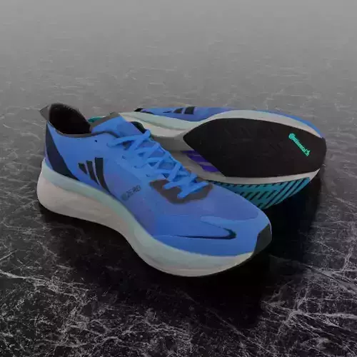 ADIDAS ADIZERO BOSTON 11 3D SHOES - BLUE