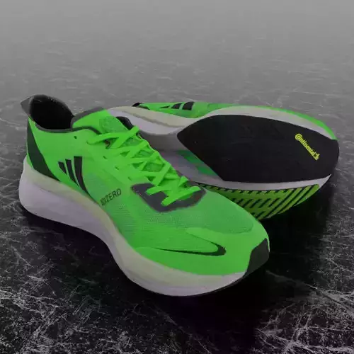 ADIDAS ADIZERO BOSTON 11 3D SHOES - GREEN