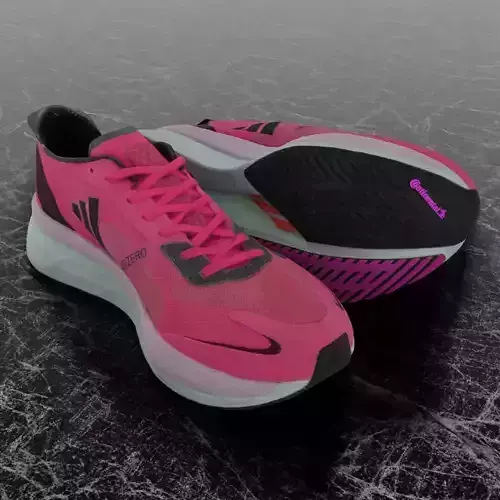 ADIDAS ADIZERO BOSTON 11 3D SHOES - PINK