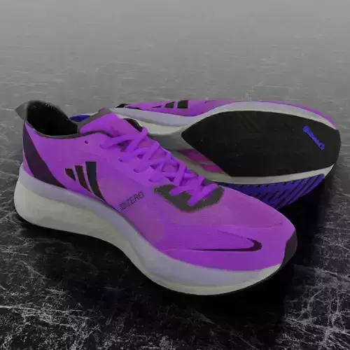 ADIDAS ADIZERO BOSTON 11 3D SHOES - PURPLE