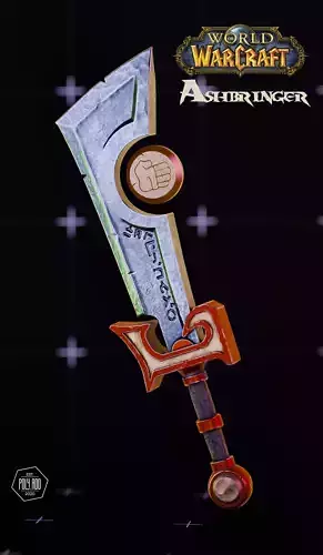 Legendary Ashbringer Sword for 3d Printing