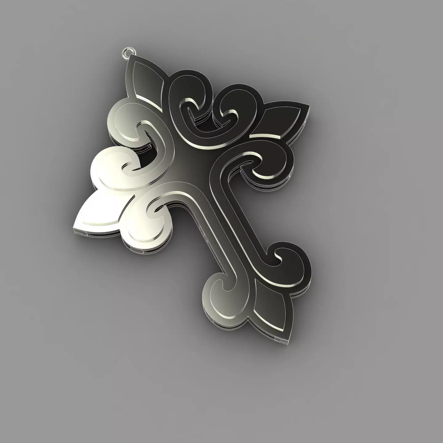 KUTSAL PIRLANTA HAC KOLYE 3DM STL OBJ FBX 3D BASKI MODELI 3D print model_0